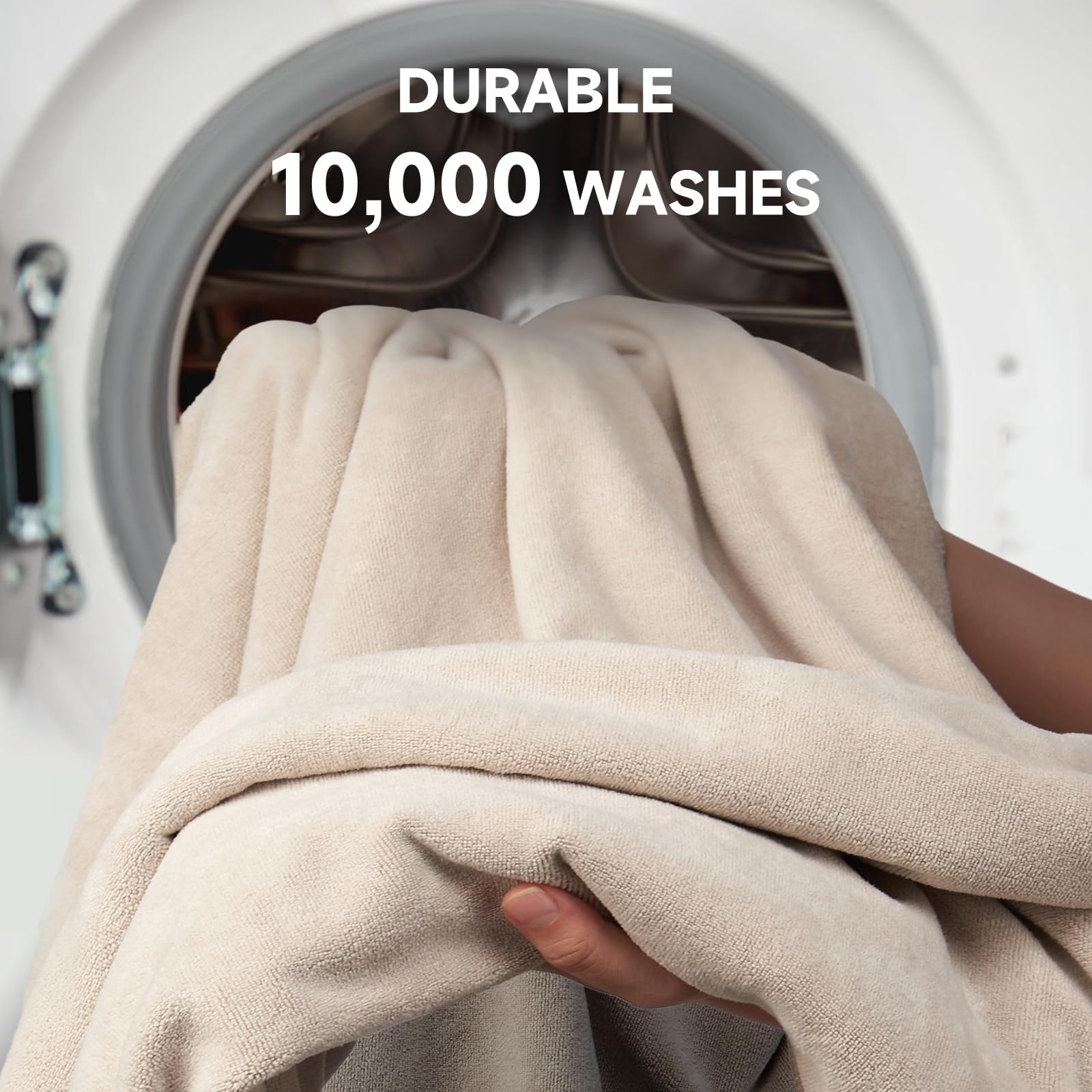 Umisleep neatly folded towel packed for travel showing compact portability