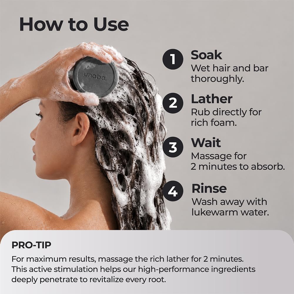 unaba product label close-up showing key actives like Zinc PCA and niacinamide