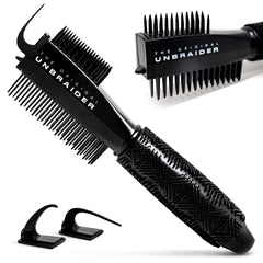 The Original UnBraider front view showing shape and ergonomic grip for faster take-downs