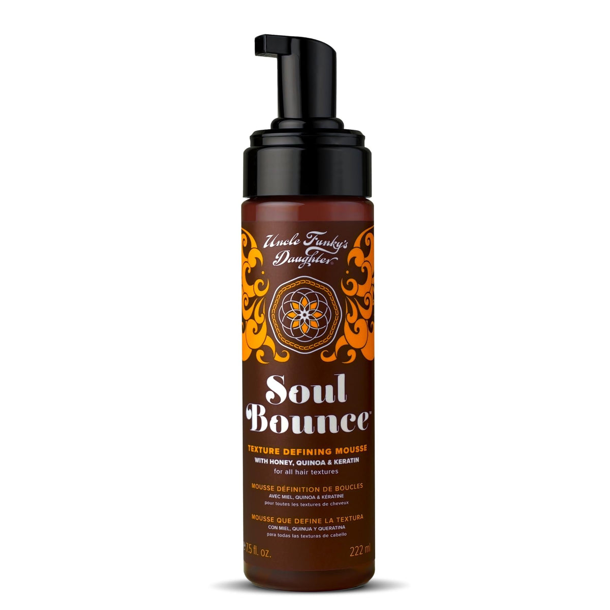 Uncle Funky's Daughter front packaging showing product and volume benefits