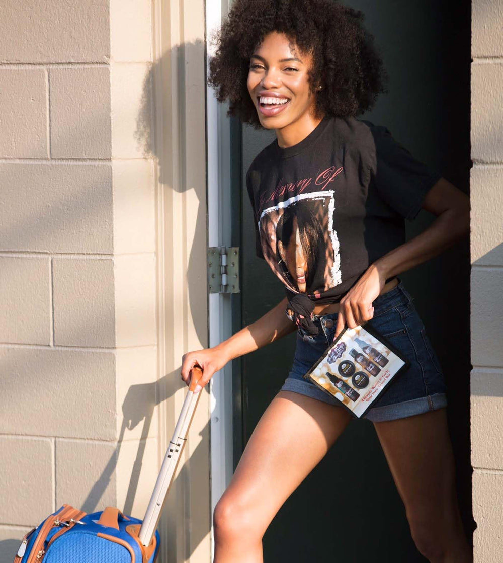 Uncle Funky's Daughter Thirsty Curls spritz action refreshing curls quickly between washes
