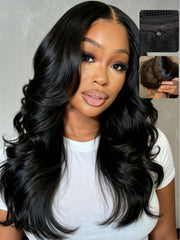 UNICE front packaging showing full wig and features, easy styling benefit