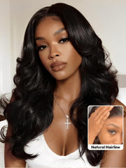 UNICE close-up of 7x5 HD lace and transparent blend for realistic parting