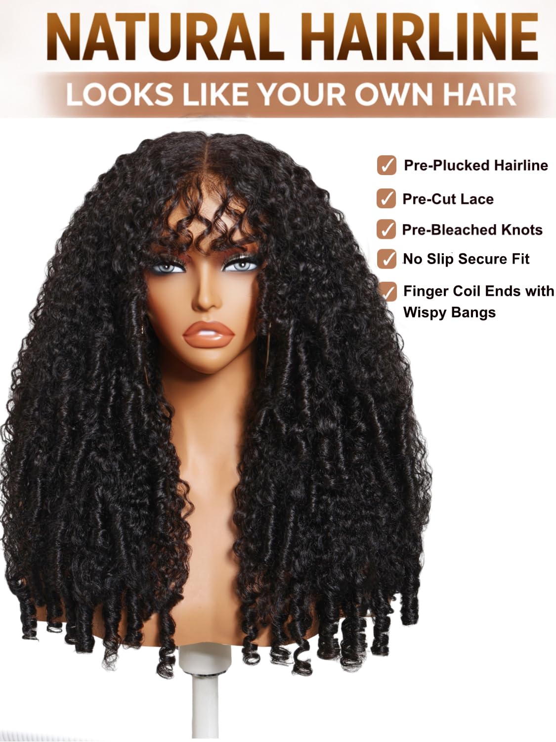 UNICE 7x5 lace parting showing natural scalp-like look