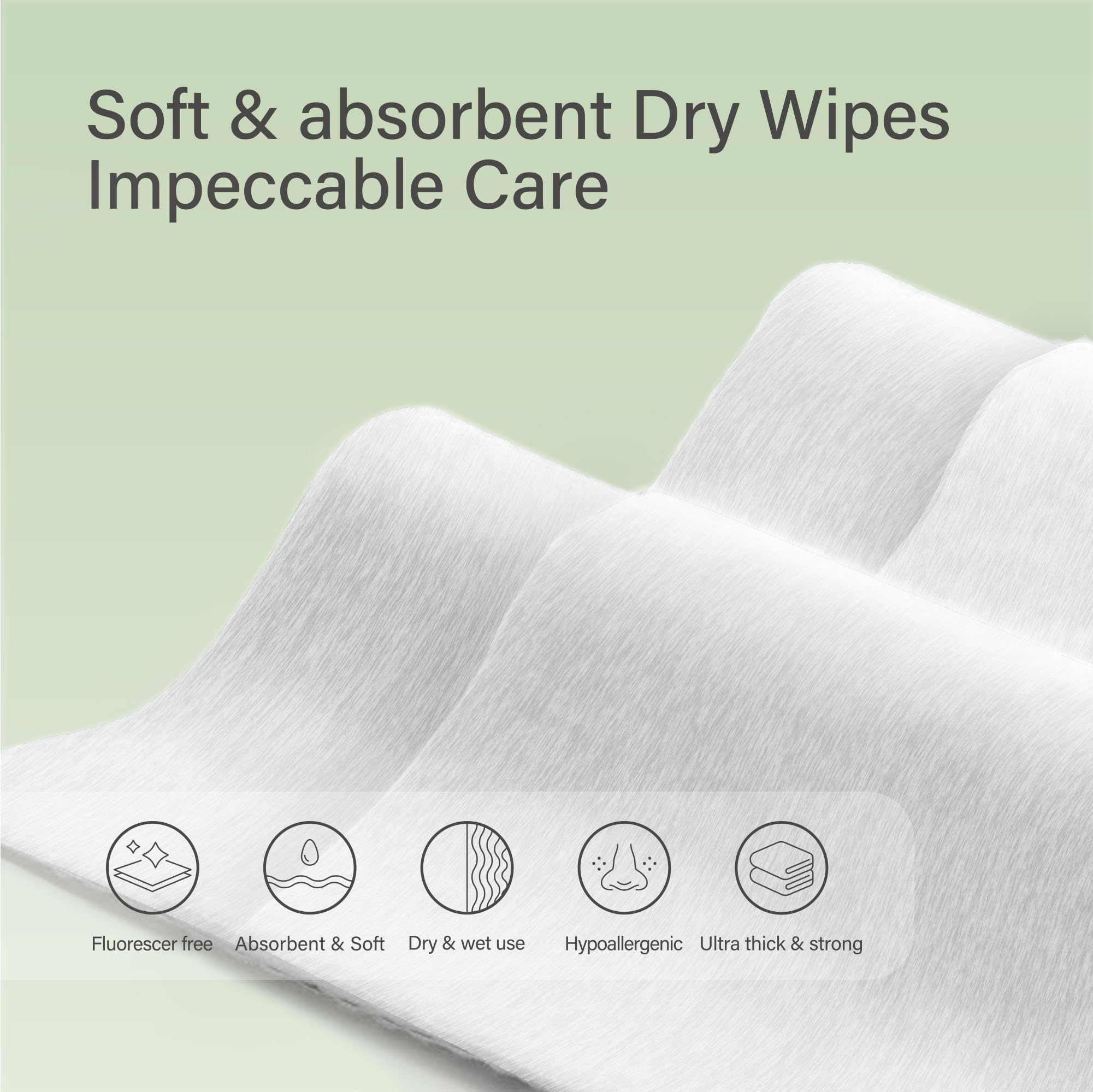 UNIFREE close-up texture of expanded towel highlighting softness
