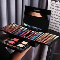 UNIFULL eyeshadow swatches close-up demonstrating smooth blendable payoff