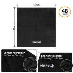 UNIMADE cloth in use removing makeup gently demonstrating ease and skin-safe action