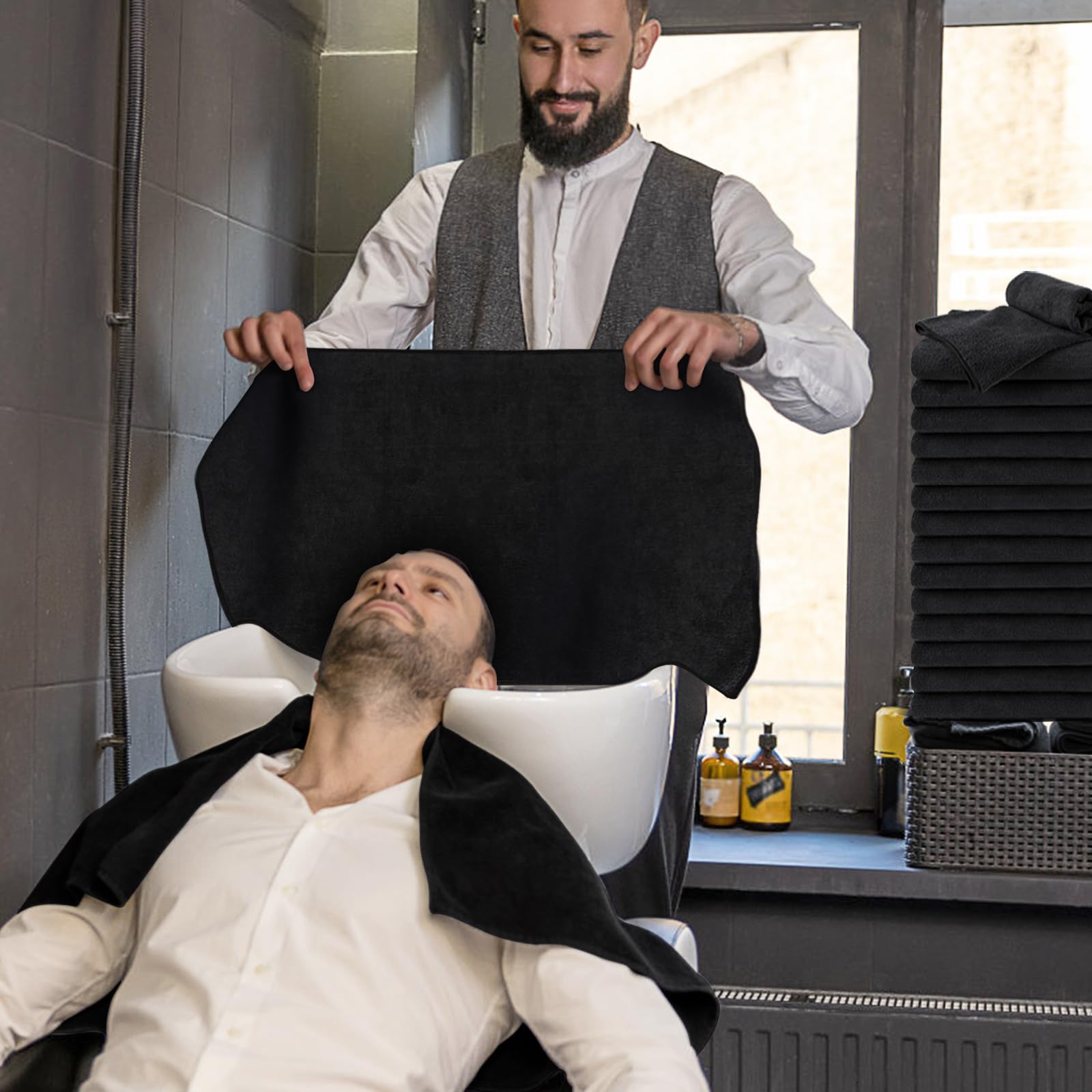 UNIMADE towels in dryer illustrating quick-dry turnover benefit