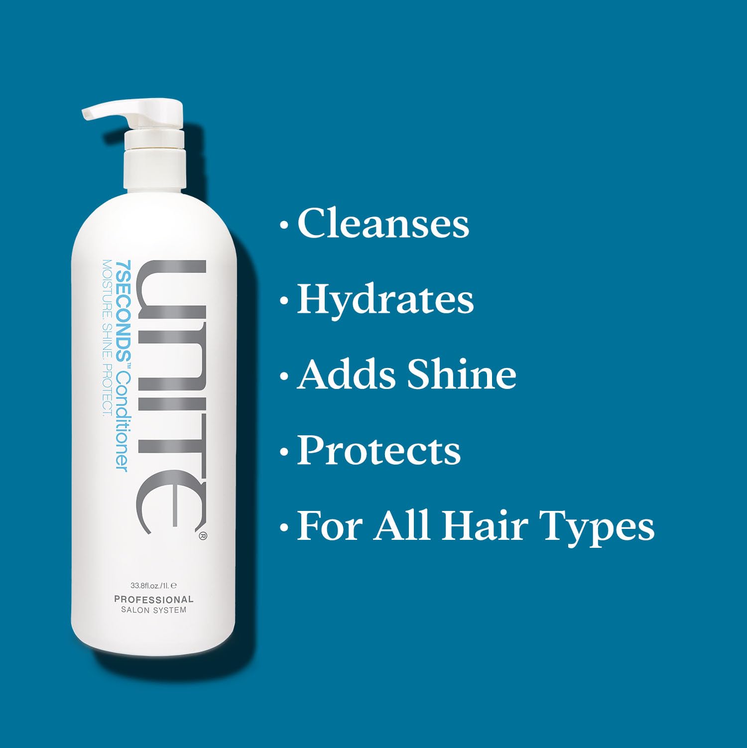 UNITE creamy conditioner texture close-up for visible hydration benefit