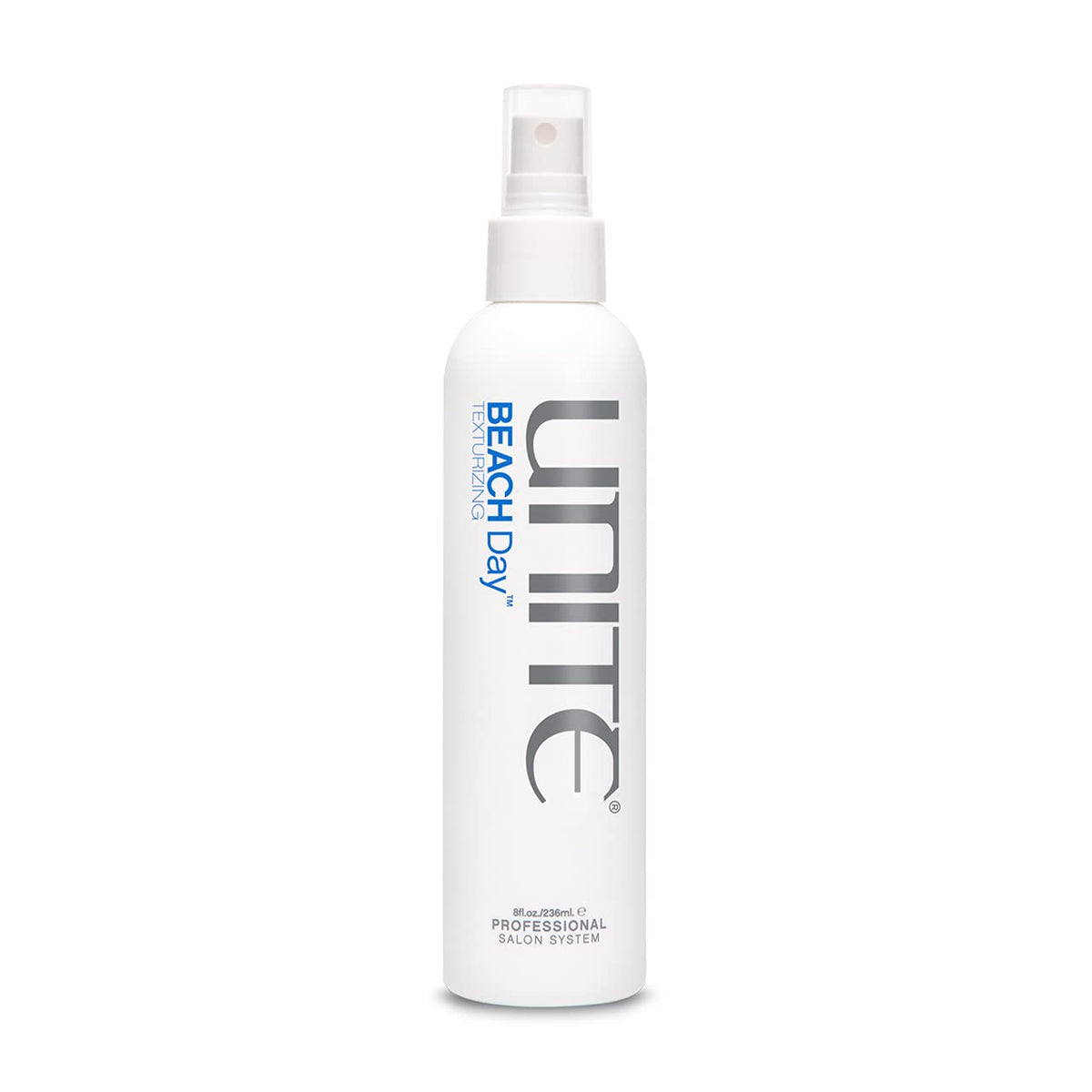 UNITE BEACH Day front bottle showing label and matte finish benefit