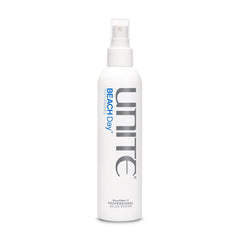 UNITE BEACH Day front bottle showing label and matte finish benefit