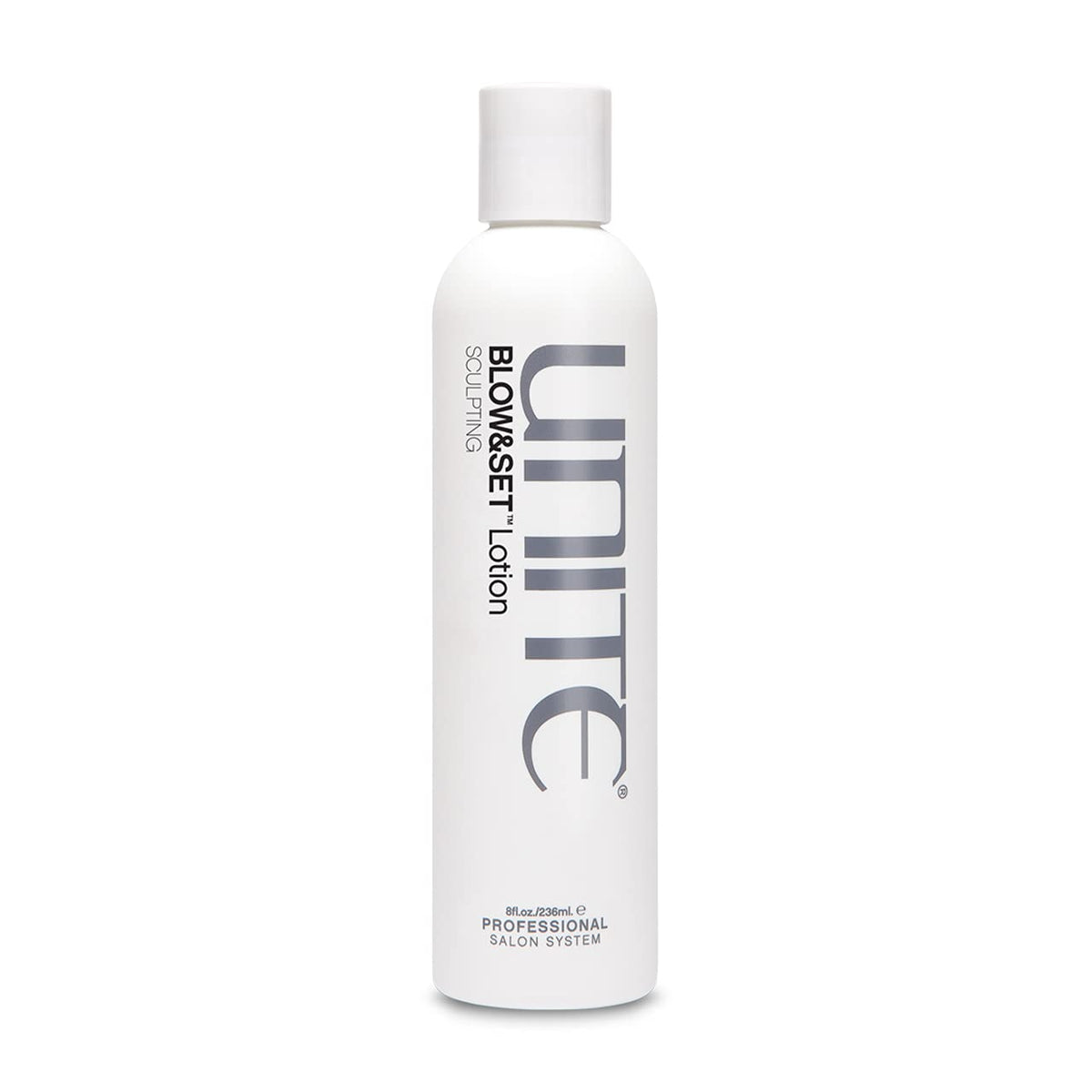 UNITE BLOW&SET front label showing bottle and product name for quick recognition