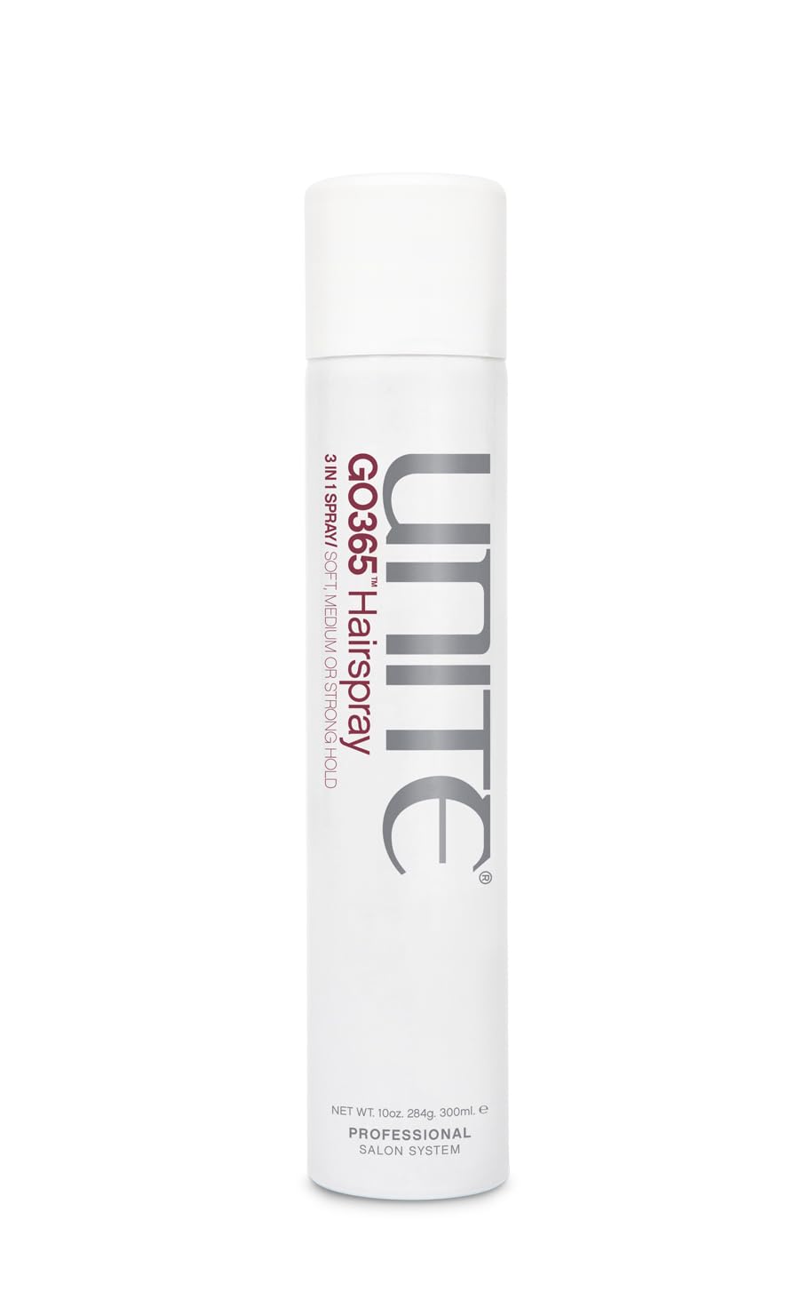 UNITE GO365 front packaging shows label and benefit for versatile hold