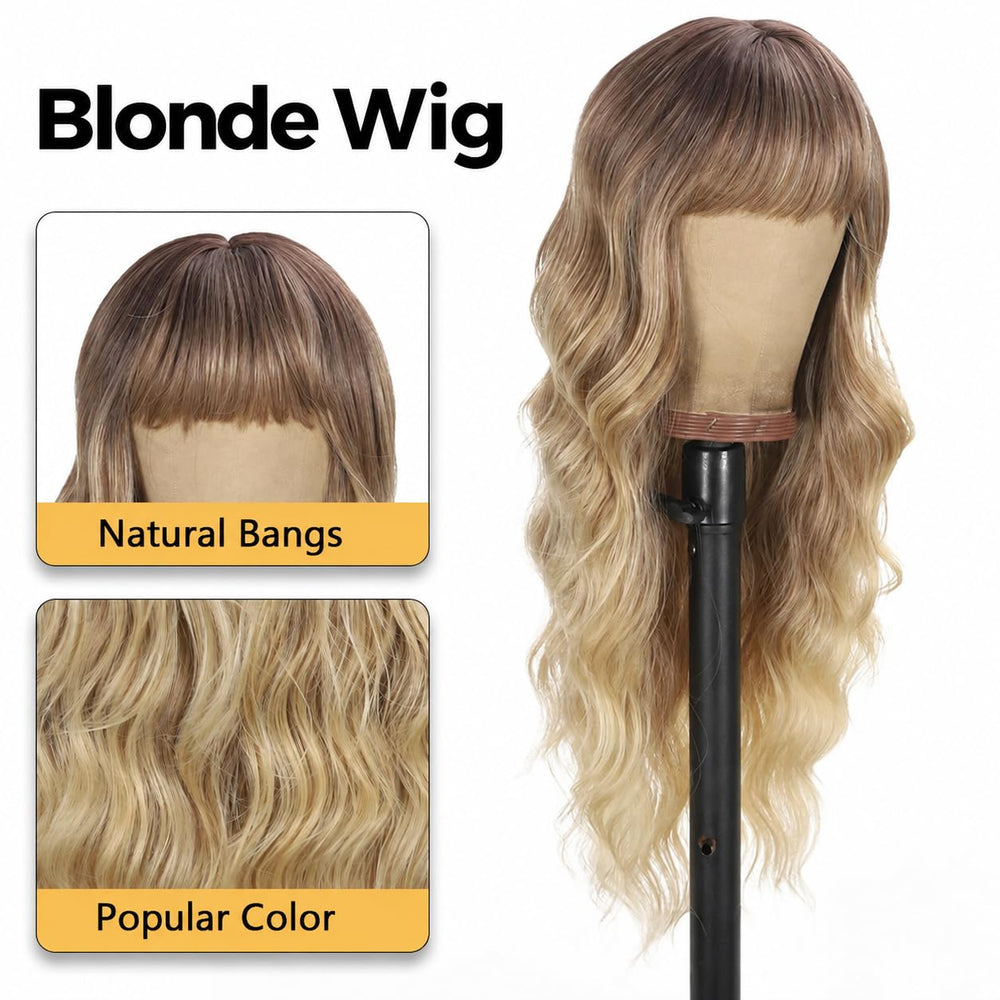 UNNYMGER side profile highlighting bangs for a flattering face-framing benefit