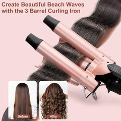 UNOBEY 1.25" barrel detail highlighting wider barrel for loose waves and volume