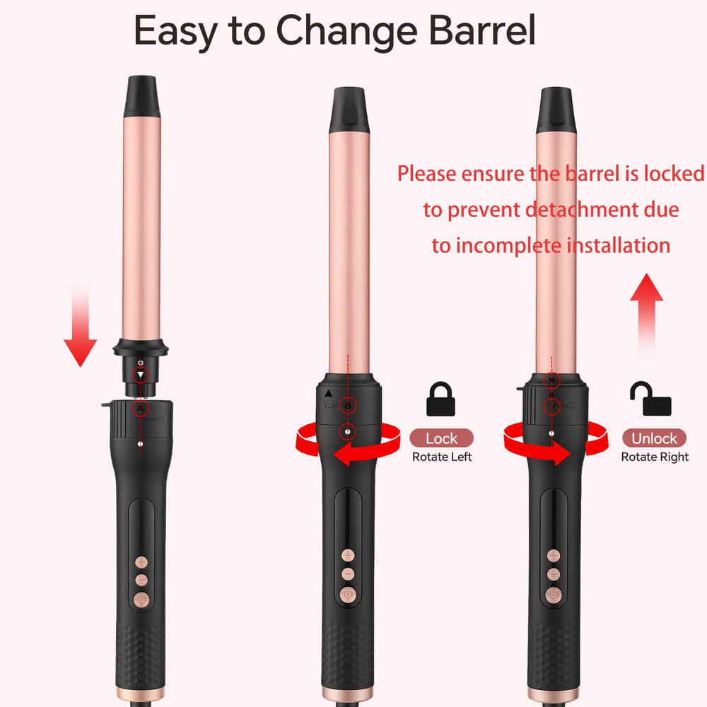 UNOBEY handle with interchangeable barrel attached for quick swap convenience