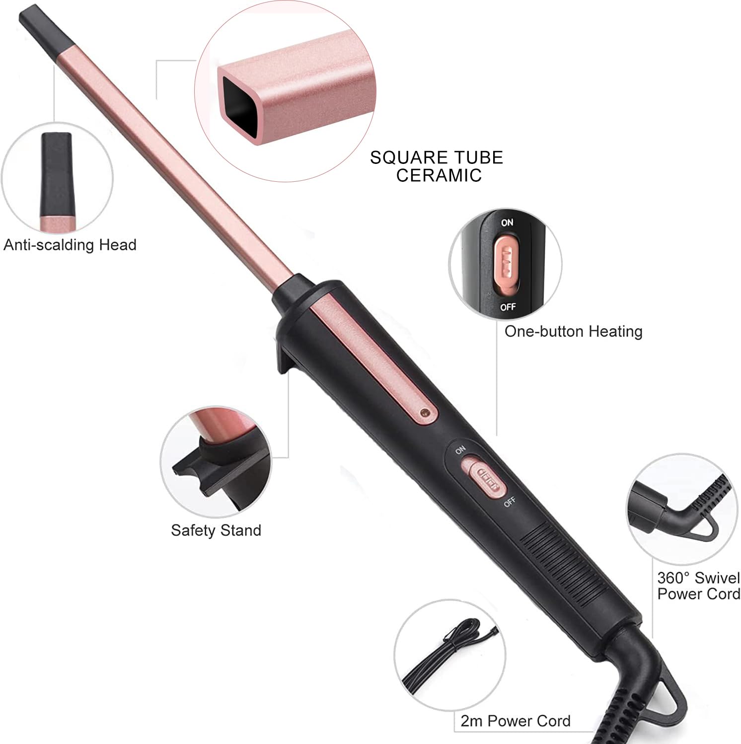 UNOBEY heat-resistant glove and head placed next to wand ensuring safer handling