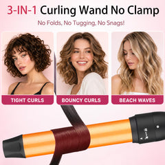 UNOBEY styling set in use on blonde hair producing beach waves