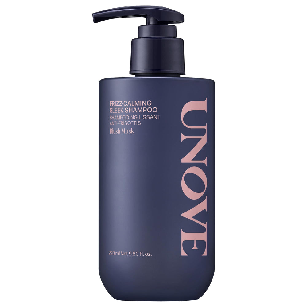 UNOVE front bottle view showing sleek packaging and anti-frizz benefit