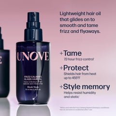 UNOVE pump dispensing oil demonstrating precise, mess-free application