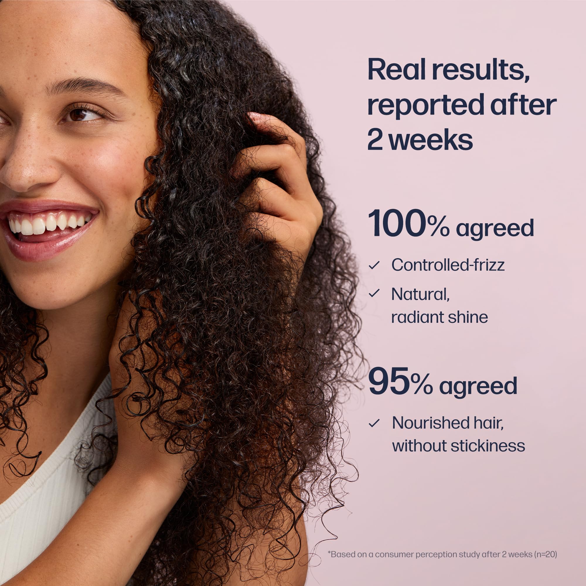 UNOVE label detail with ingredient callouts for keratin and oils
