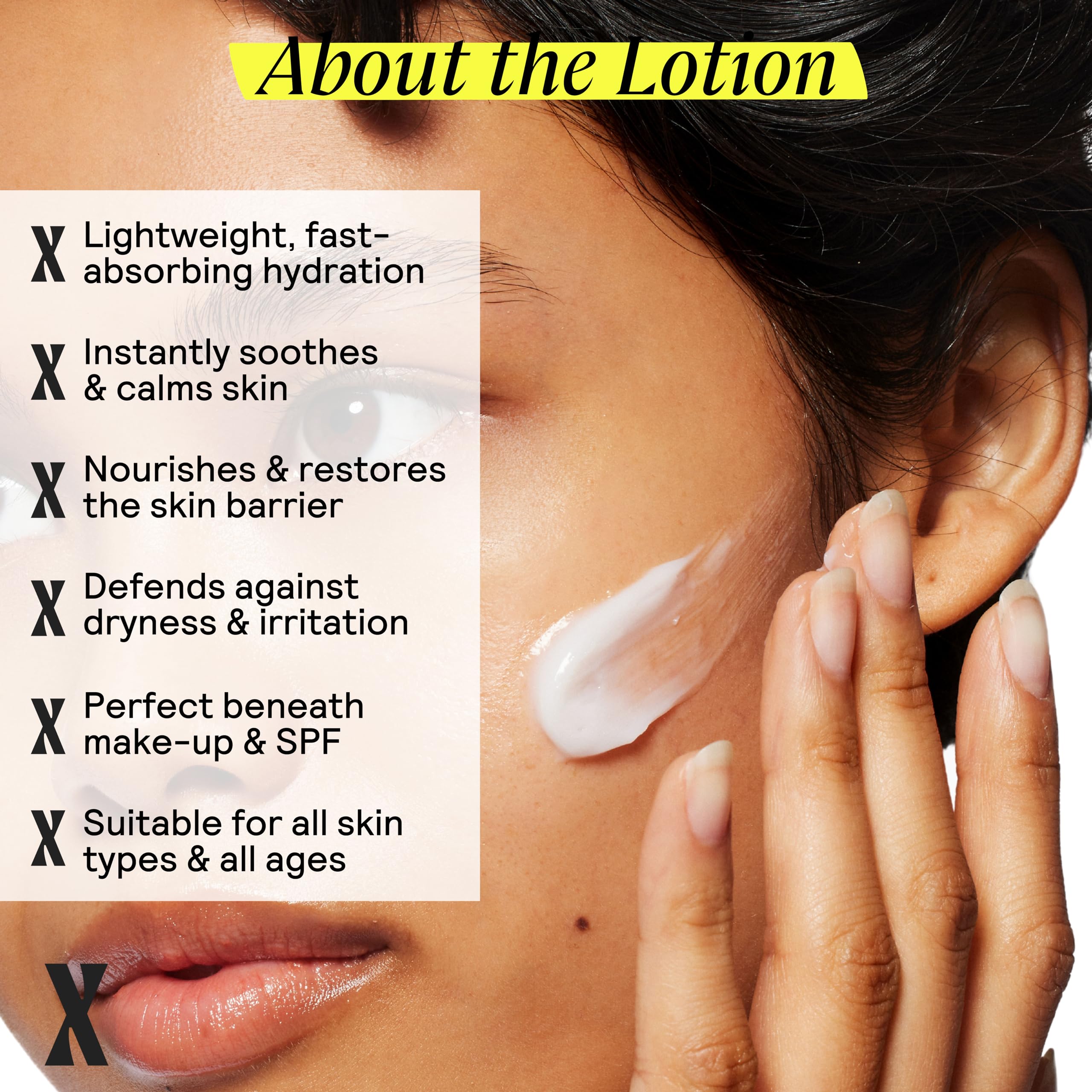 Untoxicated ingredient focus with ceramides and hyaluronic acid supporting barrier repair
