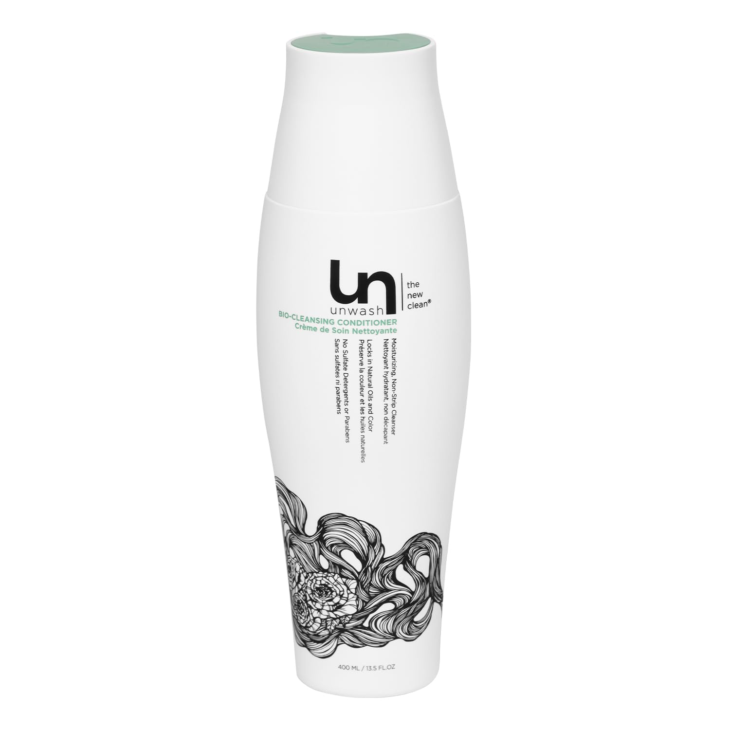 unwash front packaging bottle showing product design and easy identification