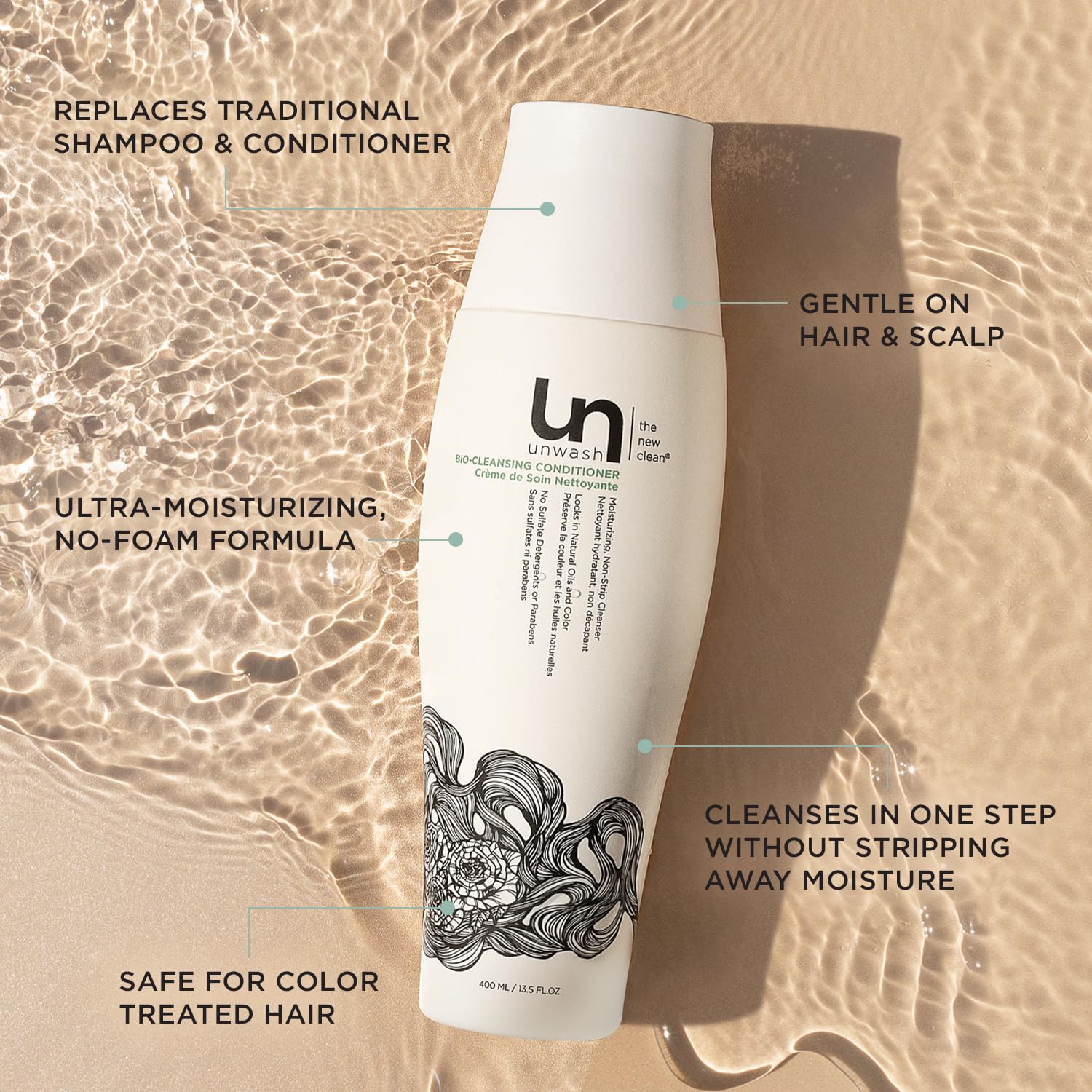 unwash ingredients styled with shea and sea buckthorn highlighting hydration