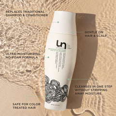 unwash ingredients styled with shea and sea buckthorn highlighting hydration