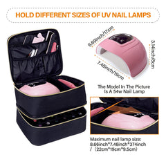 UOZL lower layer with 30 upright bottles displayed, keeping polish secure and separated