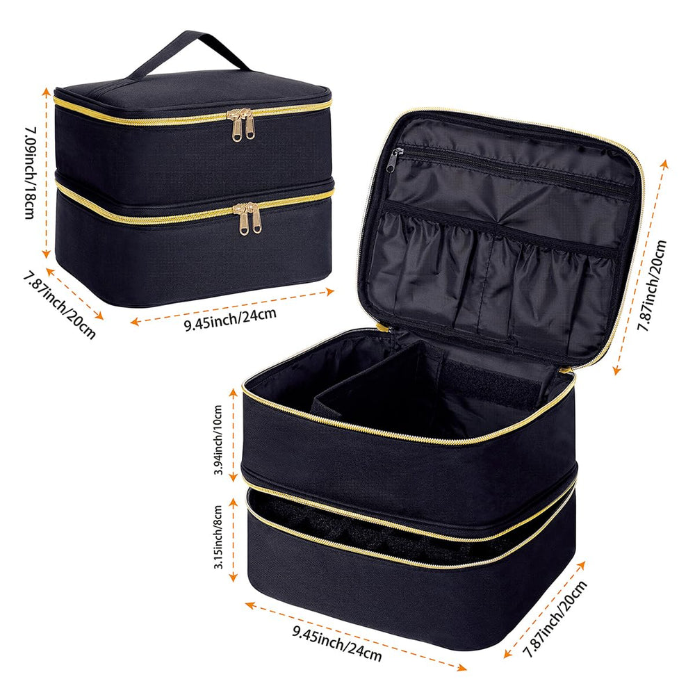 UOZL open top view showing double-layer layout and tool pockets for organized storage