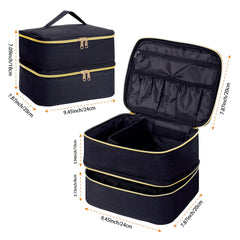 UOZL open top view showing double-layer layout and tool pockets for organized storage