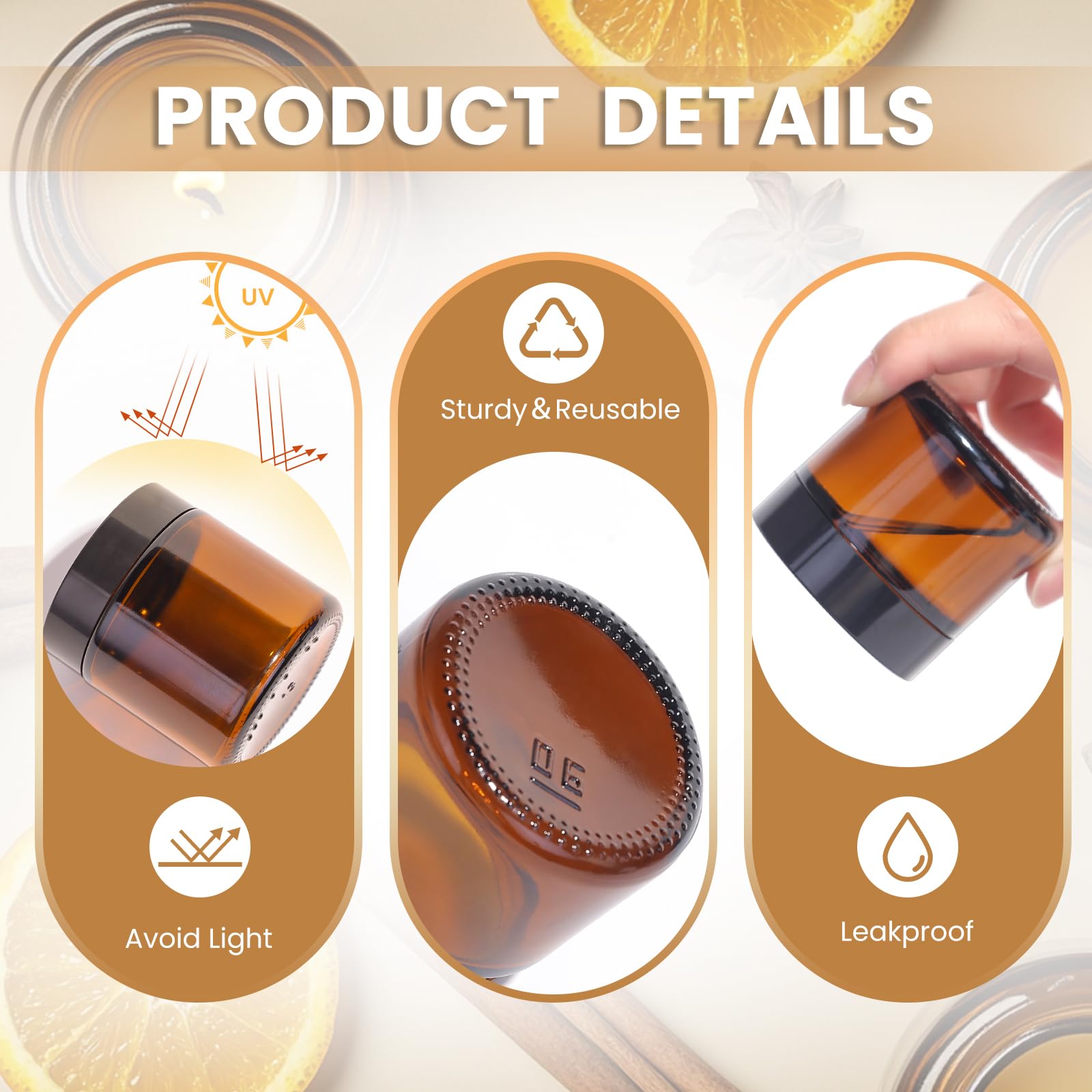 UPBUD jar in use applying face cream showing travel-ready convenience benefit