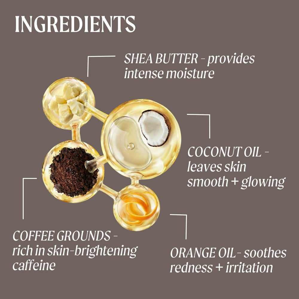 Open UpCircle jar with scrub visible to show creamy, hydrating texture benefit
