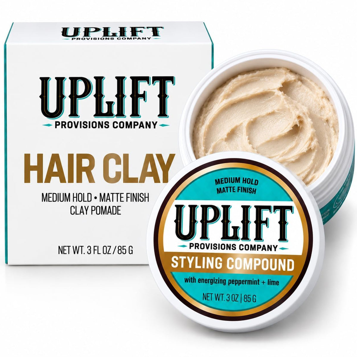 Uplift Provisions Company jar front view showing clean packaging and size