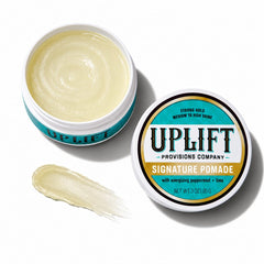 Uplift Provisions Company jar front view showing label and 3oz size benefit