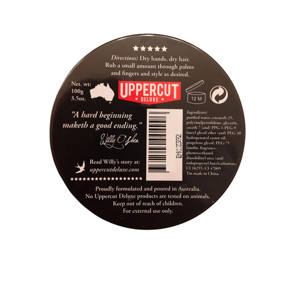 UPPERCUT DELUXE coconut scent visual suggesting subtle fresh fragrance
