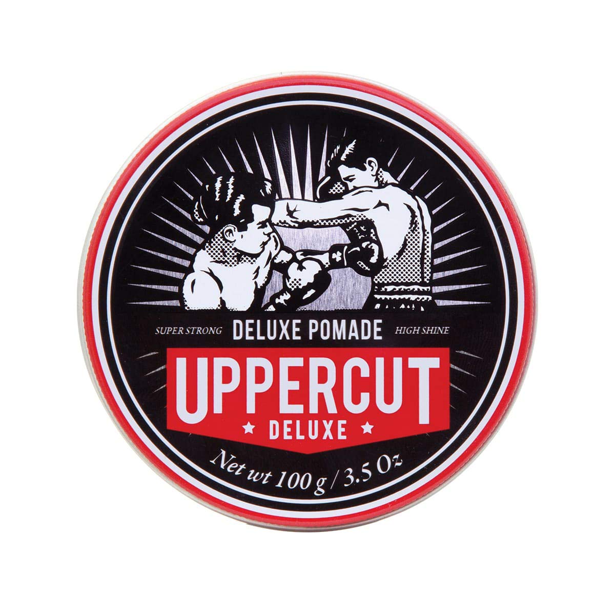 UPPERCUT DELUXE jar front view showing product and branding for confident styling