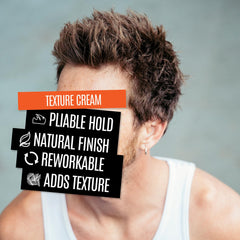 UPPERCUT DELUXE applied on hands illustrating easy pickup and even distribution benefit
