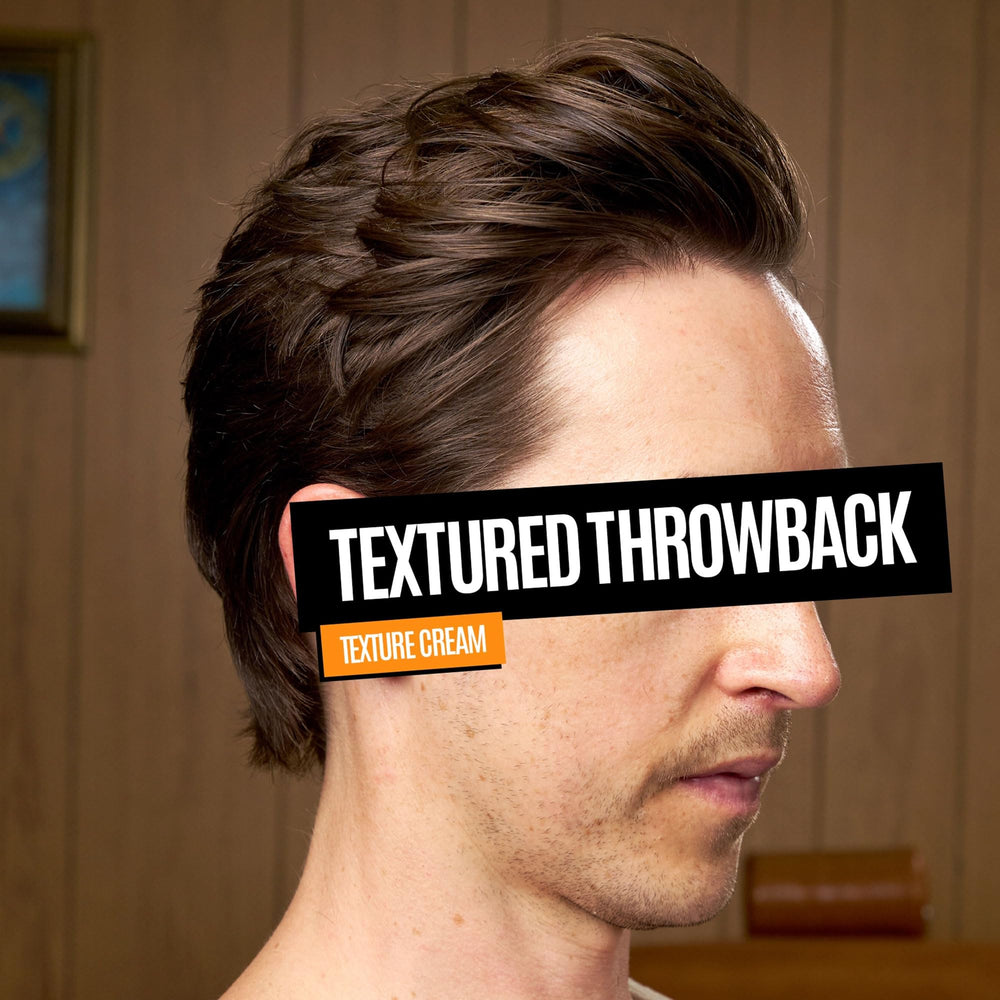 UPPERCUT DELUXE label close-up highlighting Leather Shadow scent for a refined grooming benefit