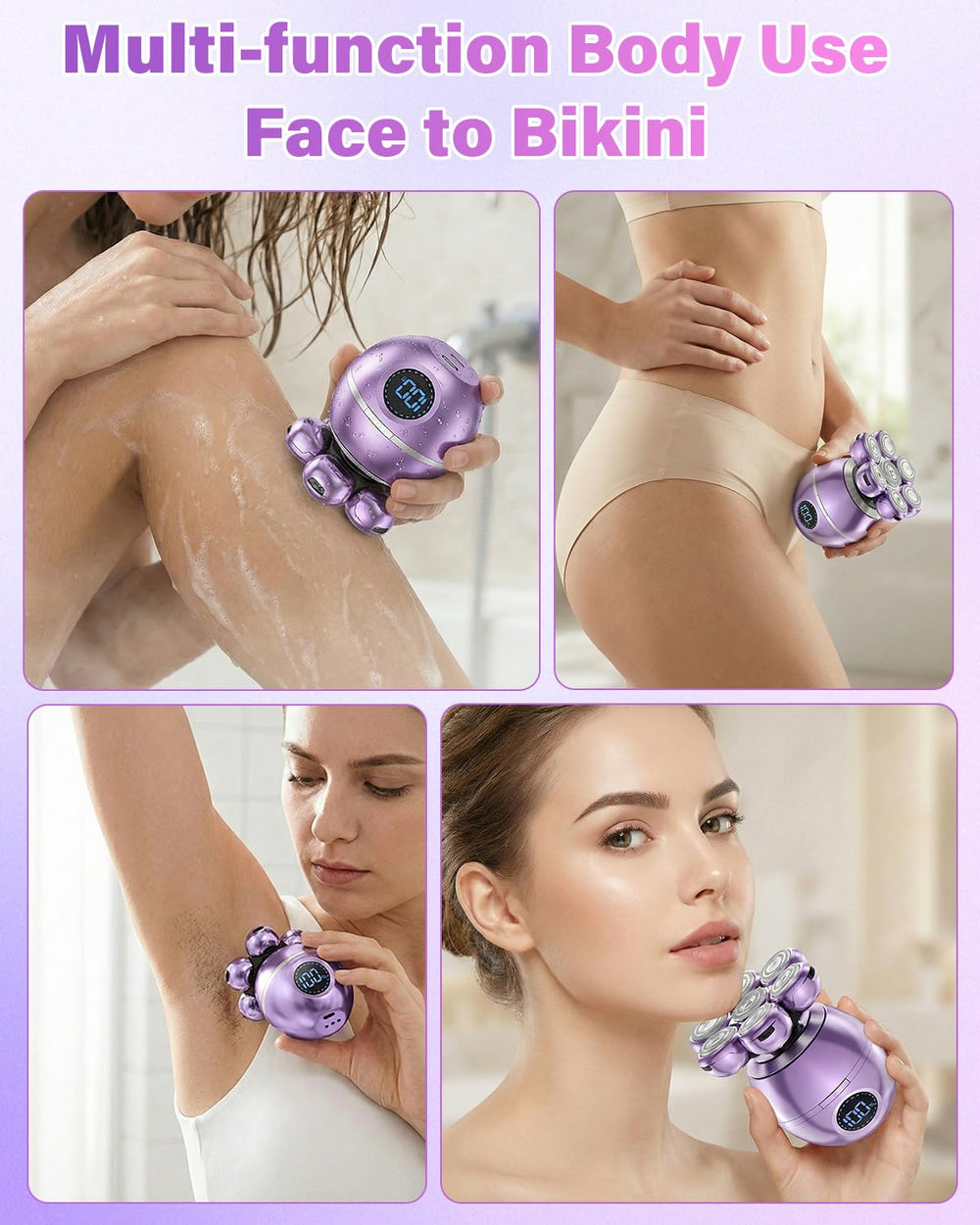 UpperX attachments laid out illustrating all-in-one grooming versatility and quick swaps