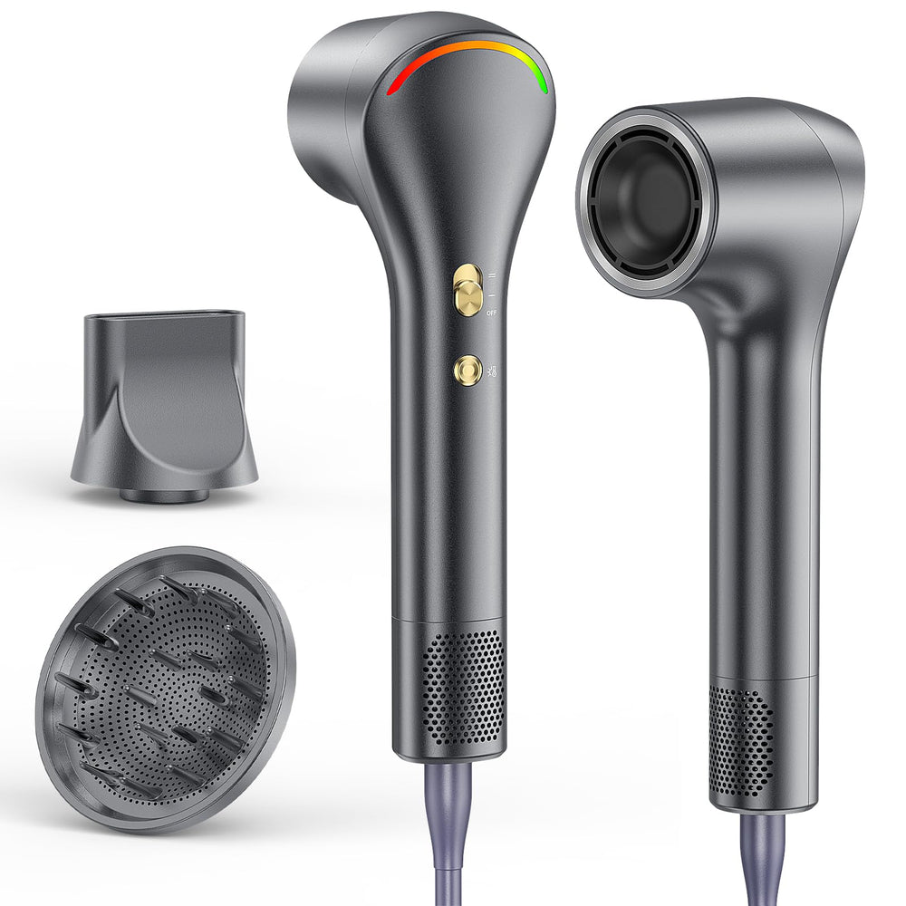 UpperX front view showing compact body and ergonomic handle for comfortable styling