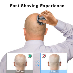 UPTARD replacement head being rinsed under water showing washable convenience