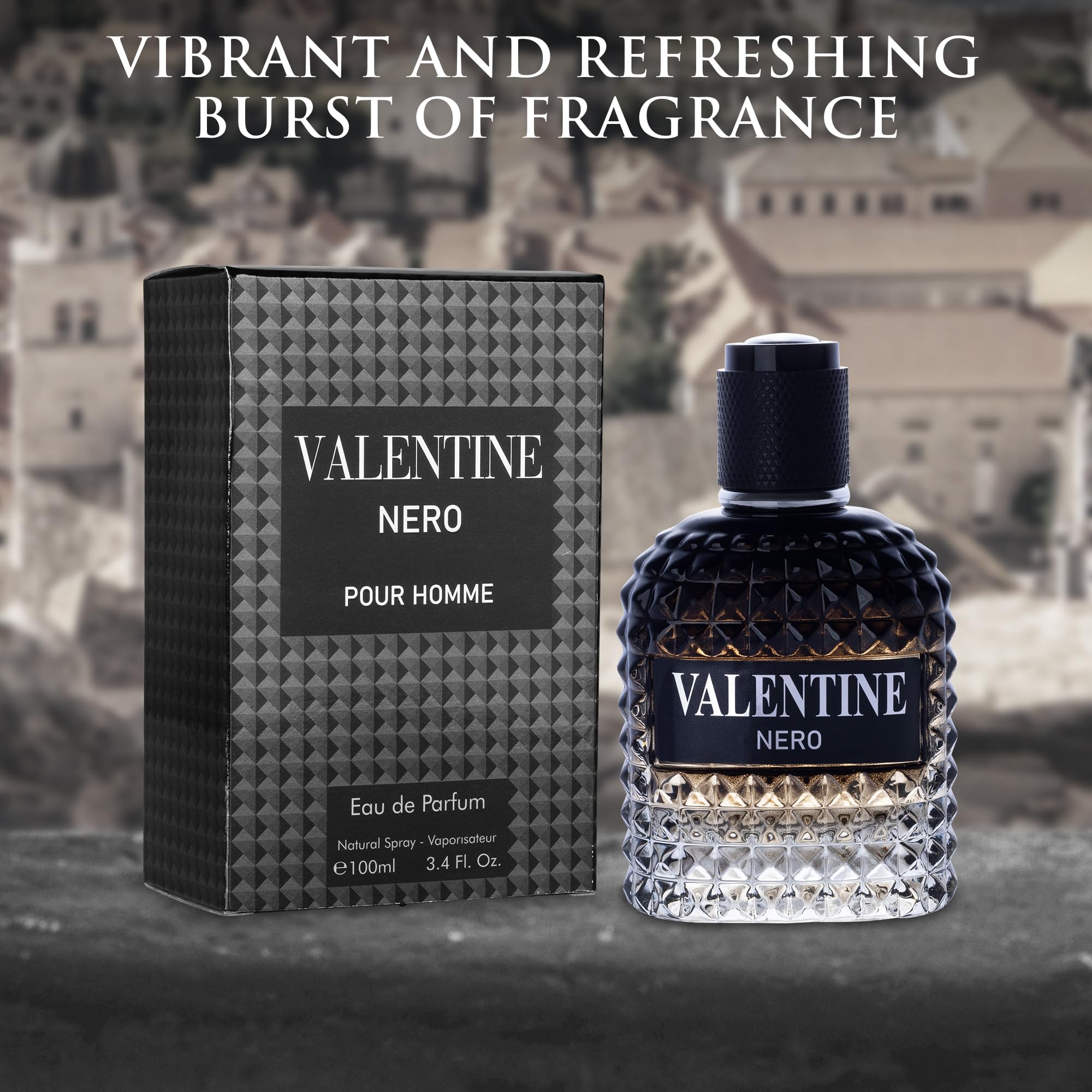 URBAN COLLECTION label detail highlighting fragrance name and notes
