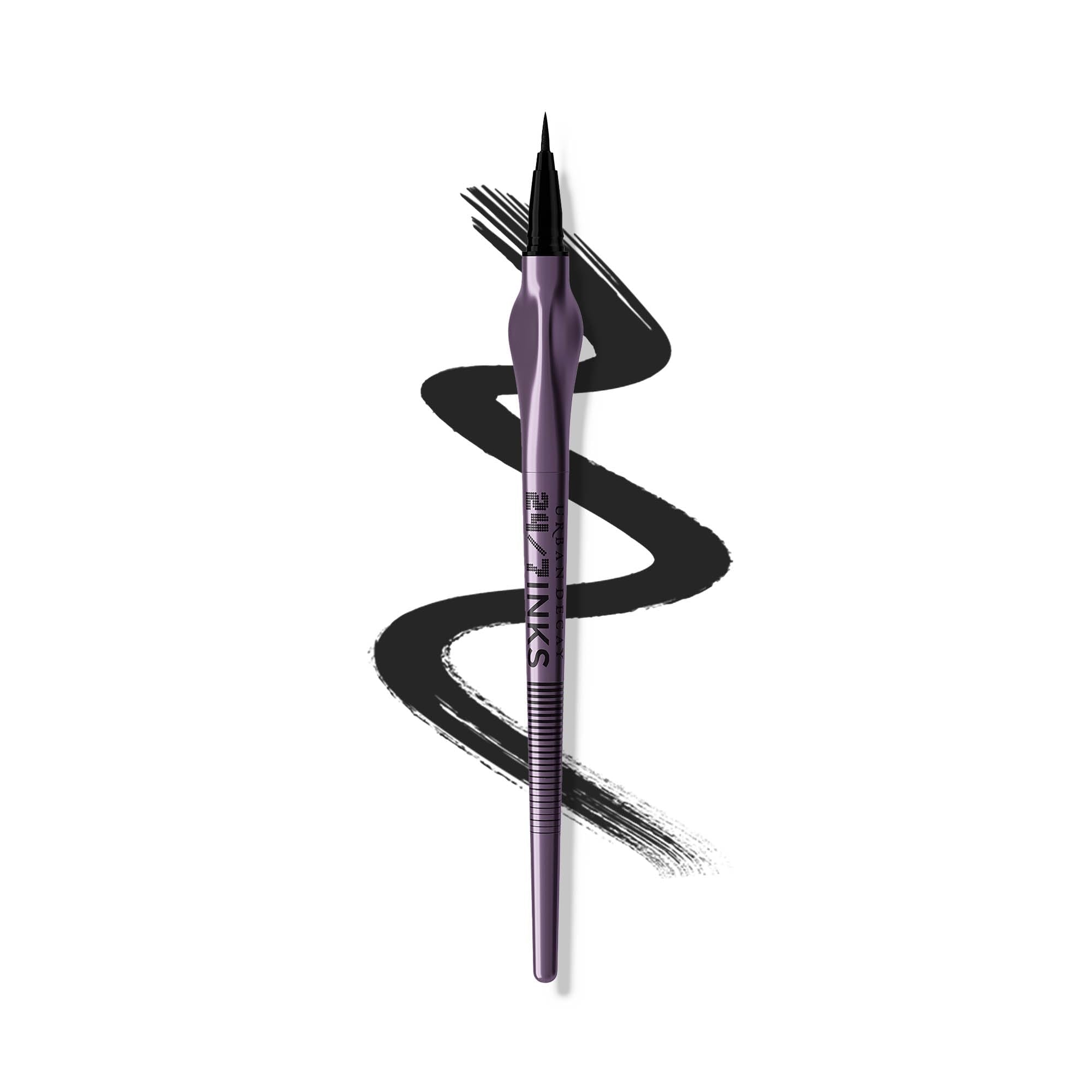 Urban Decay front packaging showing sleek pen and model benefit precise control
