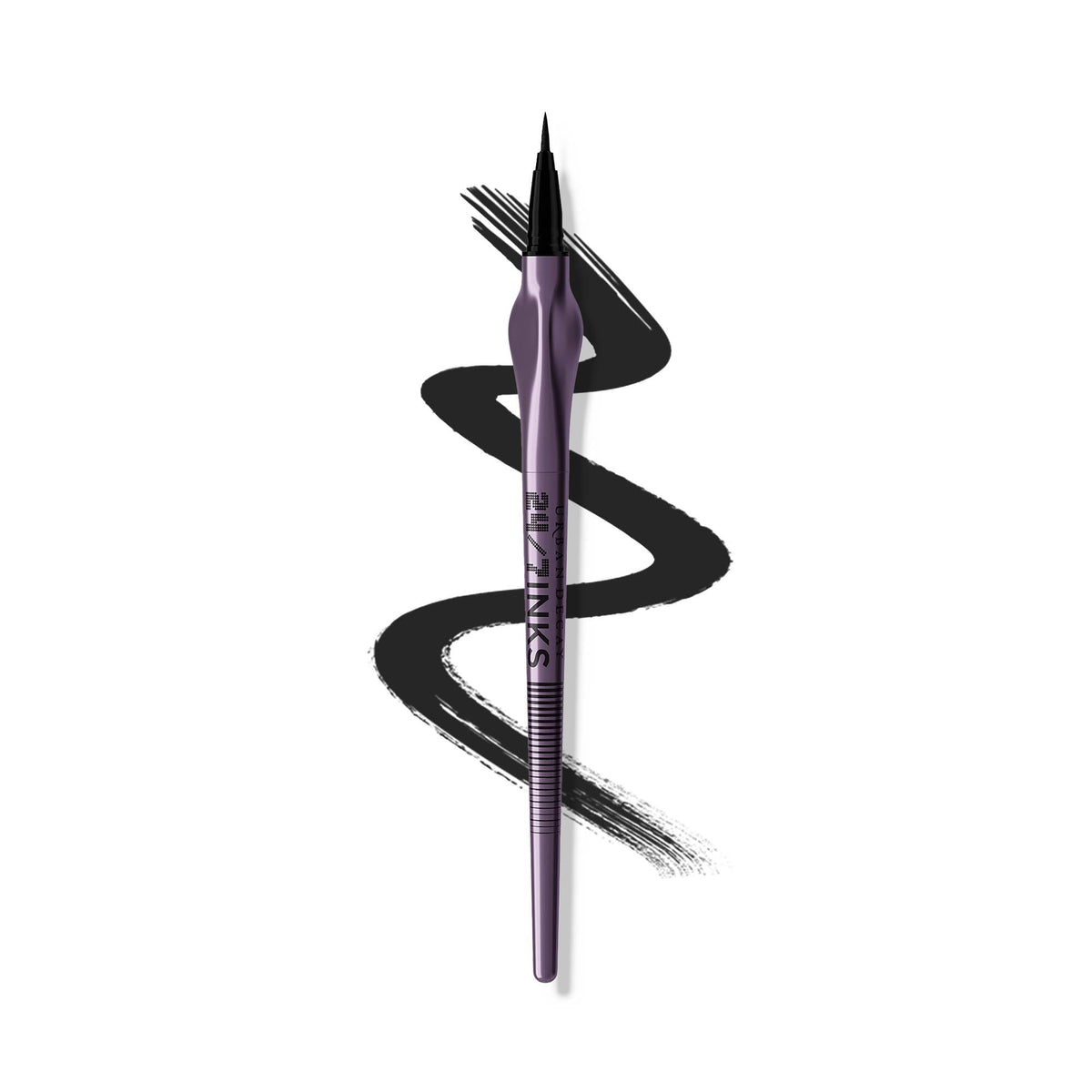 Urban Decay front packaging showing sleek pen and model benefit precise control