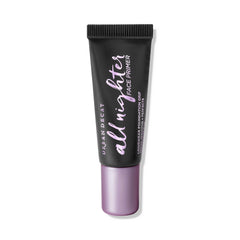 Urban Decay front packaging showing travel size and sleek bottle, convenient portability