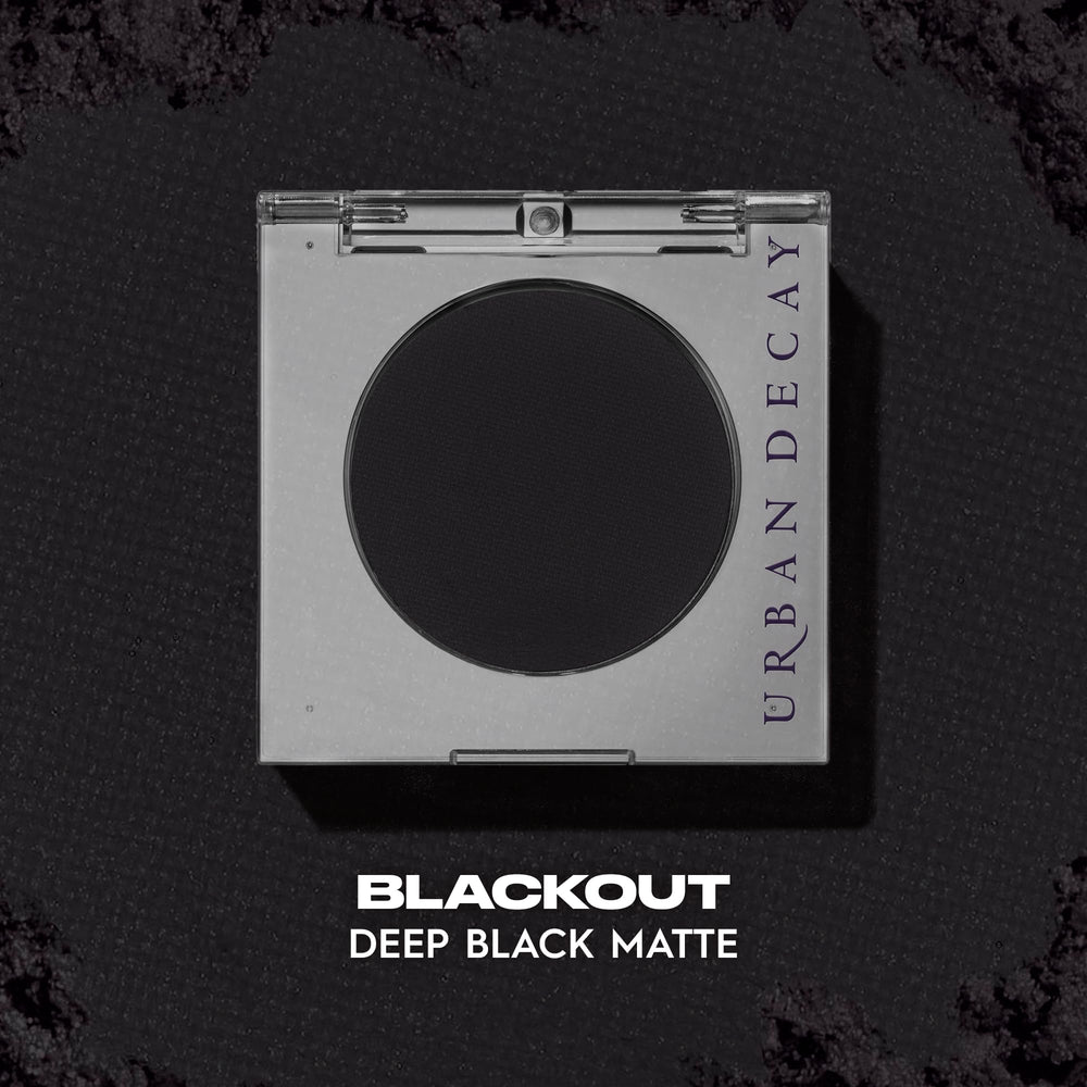 Urban Decay Blackout in makeup palette combined with other finishes for versatile looks benefit