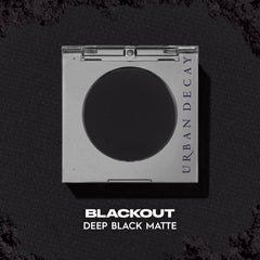 Urban Decay Blackout in makeup palette combined with other finishes for versatile looks benefit