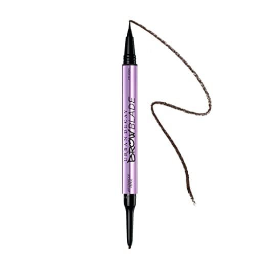 Urban Decay Brow Blade front view showing dual-ended pen for precise, lasting brows